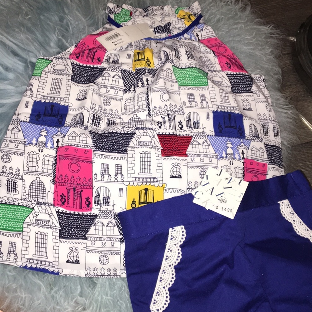 Janie and Jack 2pc short set